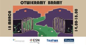 plakat wydarzenia "otwieramy bramy"